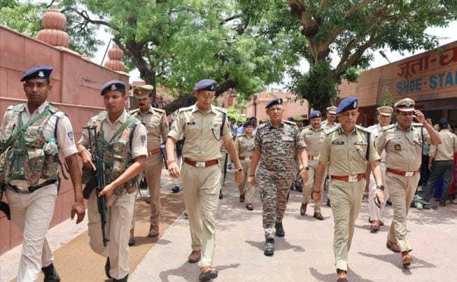 CRPF ADG and IG inspected the security arrangements at the birthplace