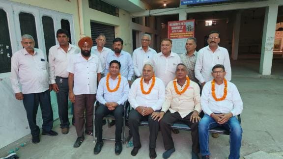 Nirmal Chand Dhiman became the chairman of Shri Vishwakarma Mandir Sabha