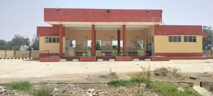 The bus stand has been waiting for inauguration for eight months
