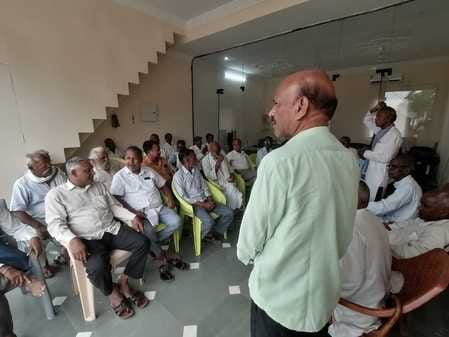 Formation of 12 member district council of Communist Party