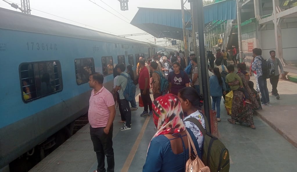 Due to power block, two trains will run by changing their routes.