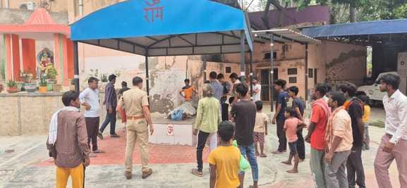 Police removed the body from the pyre on suspicion of murder in Rewari