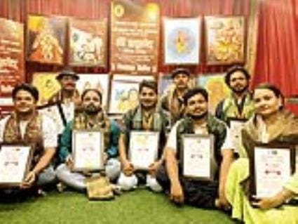Hanumanji's deeds came alive on canvas