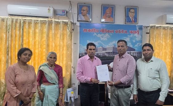 Premchand Sharma took the pledge to donate his body