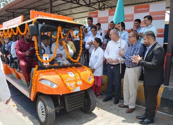 free golf cart facility at sgpgi lucknow
