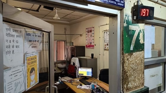 Patients clashed at OPD and registration window in civil hospital, two had their pockets cut.