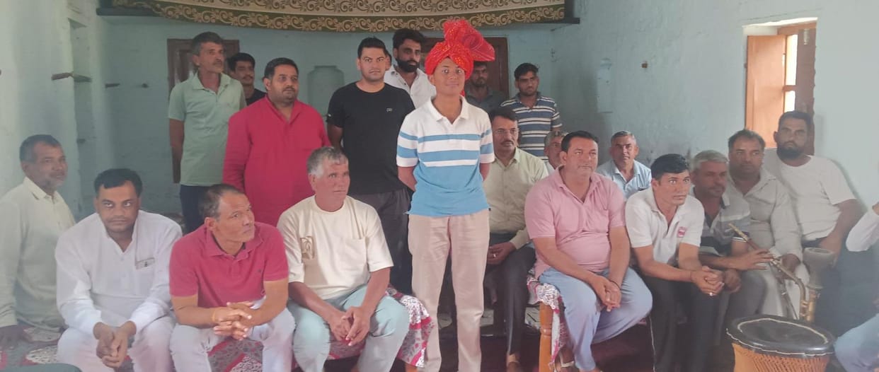 ishita welcomed in village