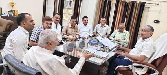 Teachers' union met the District Elementary Education Officer regarding their demands