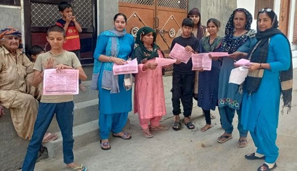 Villagers were made aware about prevention of diseases