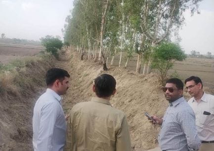 Irrigation department started cleaning of 47 drains of 308 km in the district
