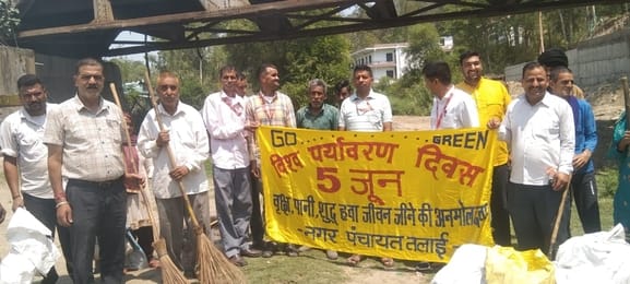Cleanliness drive conducted in Baba Balak Nath temple premises