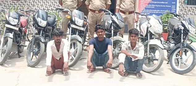 Became bike thieves to gamble, three arrested