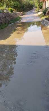 Road becomes a pond in Kasohal, pedestrians and drivers are troubled