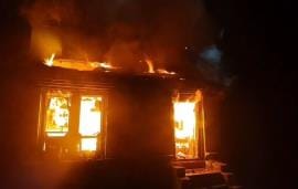 Fire broke out due to short circuit in Odla Govindpur almora