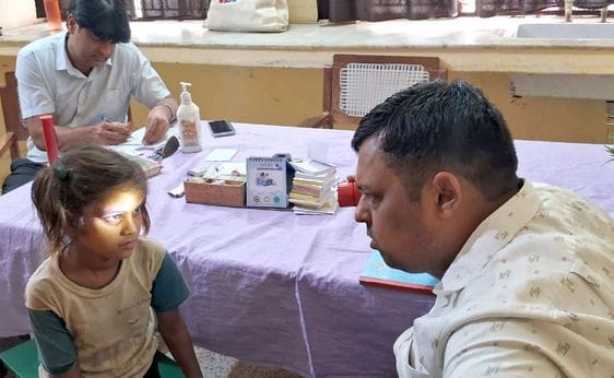The number of children suffering from eye diseases has increased and they are also facing problems in seeing.