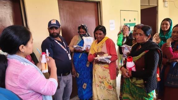 Medicines distributed after treating animals