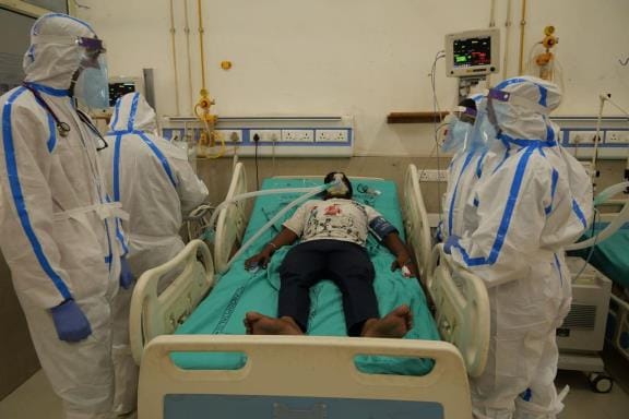 Mock drill for COVID-19 at Agroha Medical, patient stabilized in three and a half minutes