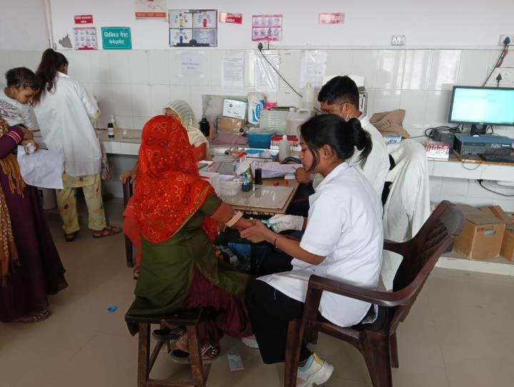 One has to wait for everything from treatment to tests in OPD