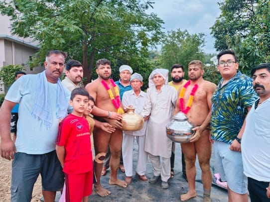 Ali won the king's garden Chhinj fair's big gardener