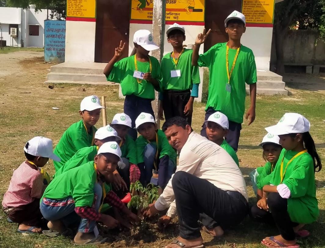 Pledge of safety was taken by planting trees