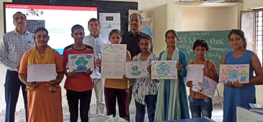 Message of environmental protection given through painting