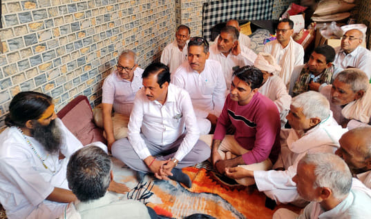 We will leave no stone unturned in the development of the village: Dr. Krishna Kumar