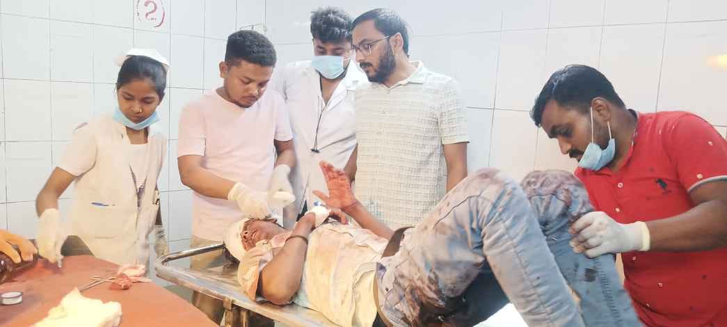 vaishali Bihar News : One woman died and 4 injured in a road accident on Hajipur Muzaffarpur NH