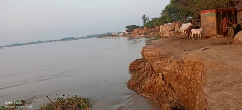 The danger of flood looms again in the coastal villages of Garra and Ramganga