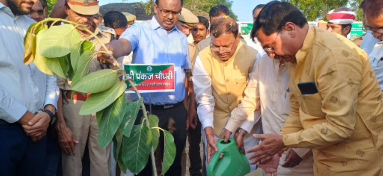 Pledge to make the earth green by planting trees
