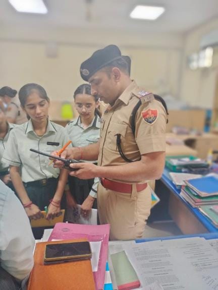 Students learned about the functioning of the Panchayat Department