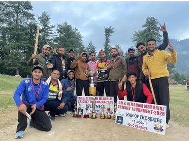 Atma Ram Memorial Cricket Tournament concluded in Kandagai