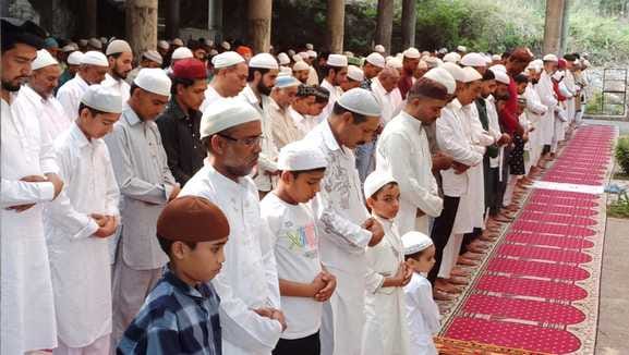 Namaz was offered on Eid-ul-Adha, prayers were offered for peace