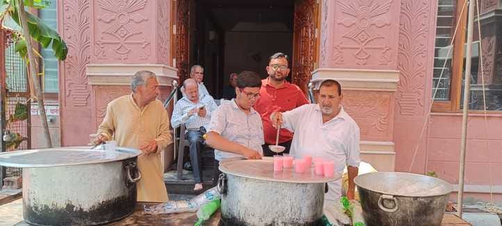 Organizations set up stalls on Nirjala Ekadashi