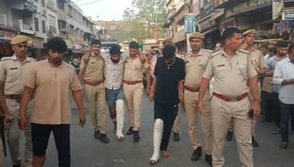 Chittorgarh: Murder Accused Paraded Publicly in Gravel Dispute Case, Aides Who Sheltered Them Also Detained