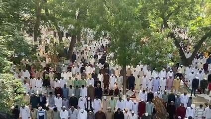 Bakrid prayers were offered peacefully at Ajmer's Idgah, prayers were offered for peace