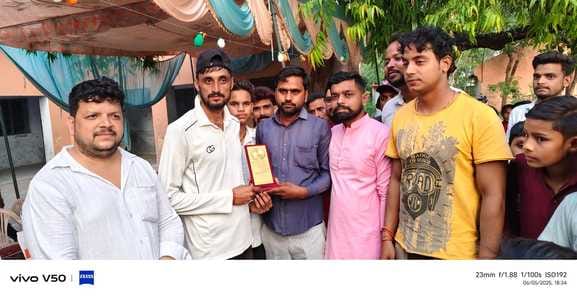Lovely Cricket Club Bilsanda won the match by five runs