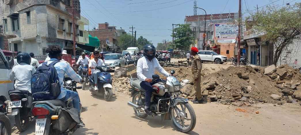 The slow pace of culvert construction has become a problem for people