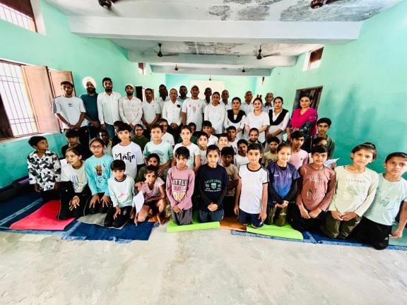 Raman and Priyanka won the yoga competition