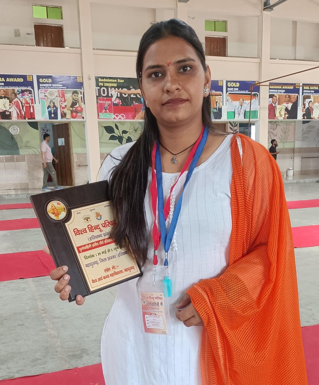 priyanka got best coach award