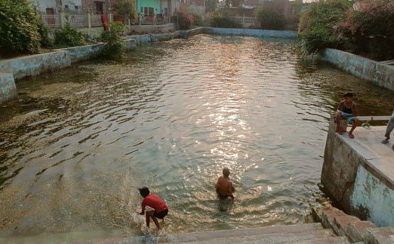 Cleaning of Nawazpur pond has started, proposal is being made for beautification