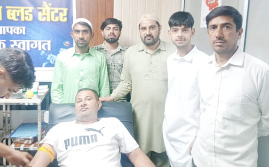On Eid ul Azha, goat was not sacrificed, blood was donated