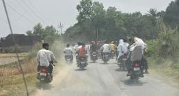 Four booked for taking out procession without permission, nine vehicles seized