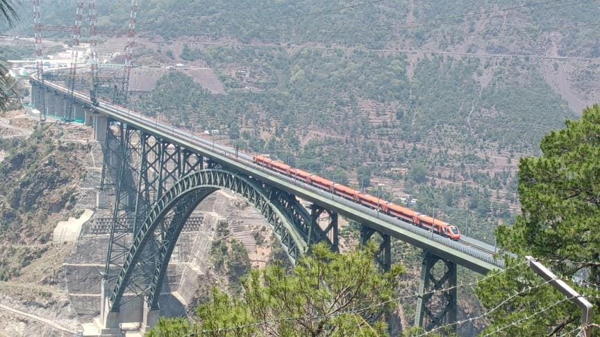 Vande Bharat Cross over Bridge