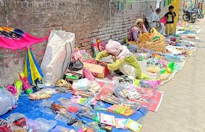 After offering Namaz on Eid-ul-Azha, people hugged each other and prayed for peace