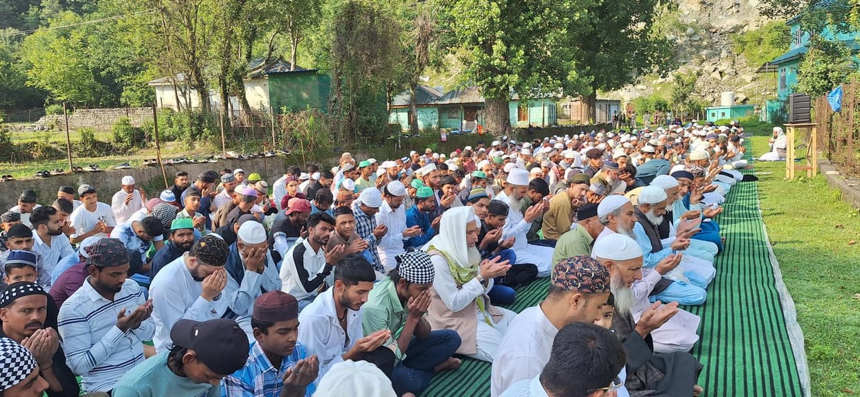 Eid in Bani And Bilawar kathua