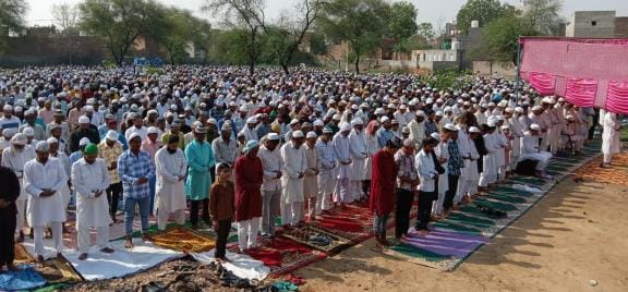 After offering Namaz on Eid-ul-Azha, I prayed to Allah for peace and harmony