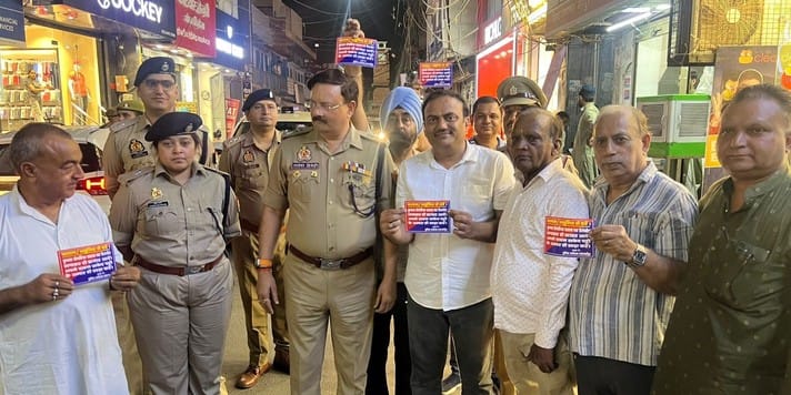 Shopkeepers were made aware to improve the traffic system