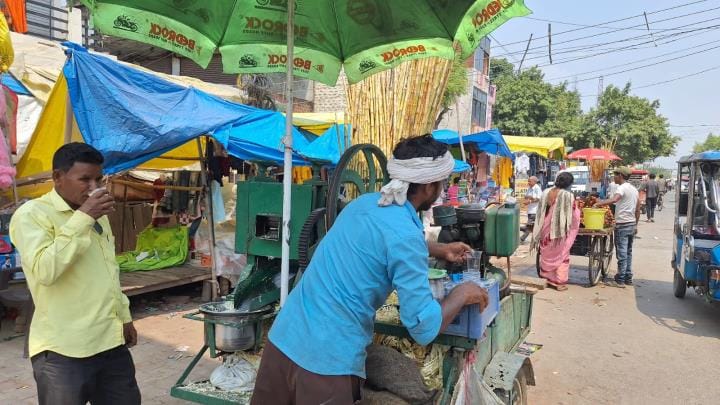 Temperatures reached 40 degrees, people are suffering from heat and hot winds