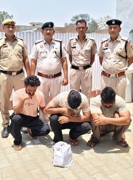 Three youths arrested with 140 injections of drugs, sent to jail