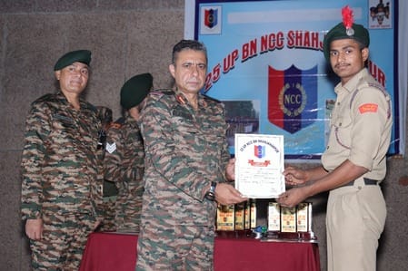 Cadets created a stir with their colourful presentation at the closing ceremony of NCC camp